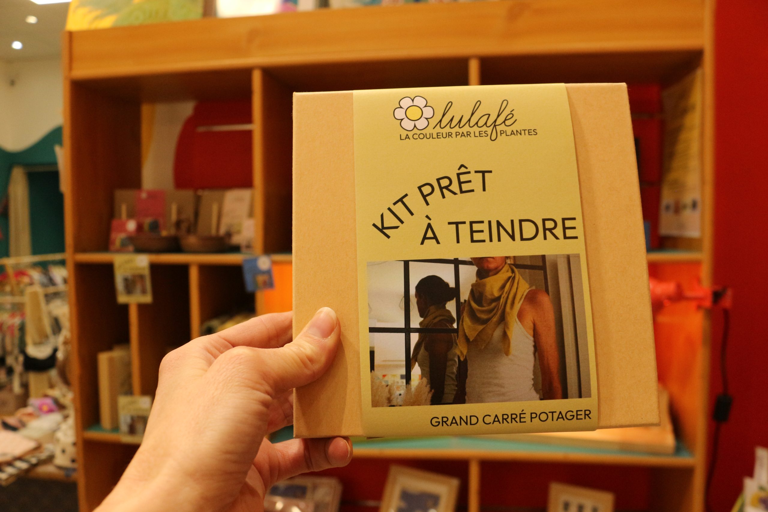 Kit Prêt à teindre - Grand carré potager (Teinture & Shibori) – Image 2